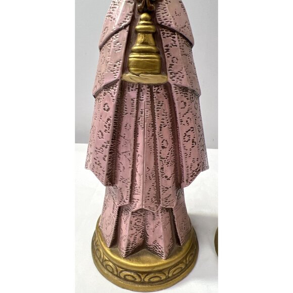 Hand-Painted Nativity Figurines Set Of 2 Kings With Gold Accents - Picture 4 of 8